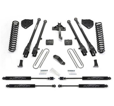 Fabtech 17-21 Ford F250/F350 4WD Diesel 4in 4Link Sys w/Coils & Stealth