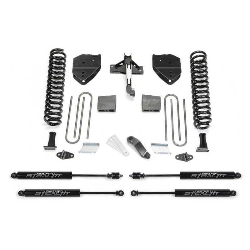 Fabtech 17-21 Ford F250/F350 4WD Diesel 6in Basic Sys w/Stealth