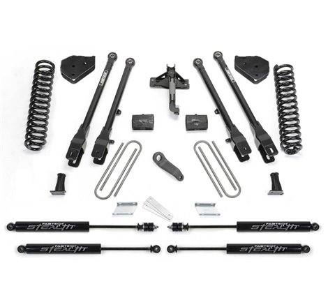 Fabtech 17-21 Ford F250/F350 4WD Diesel 6in 4Link Sys w/Coils & Stealth