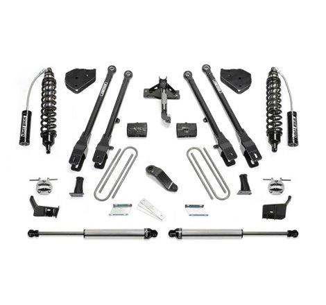 Fabtech 17-21 Ford F250/F350 4WD Diesel 6in 4Link Sys w/2.5 & 2.25