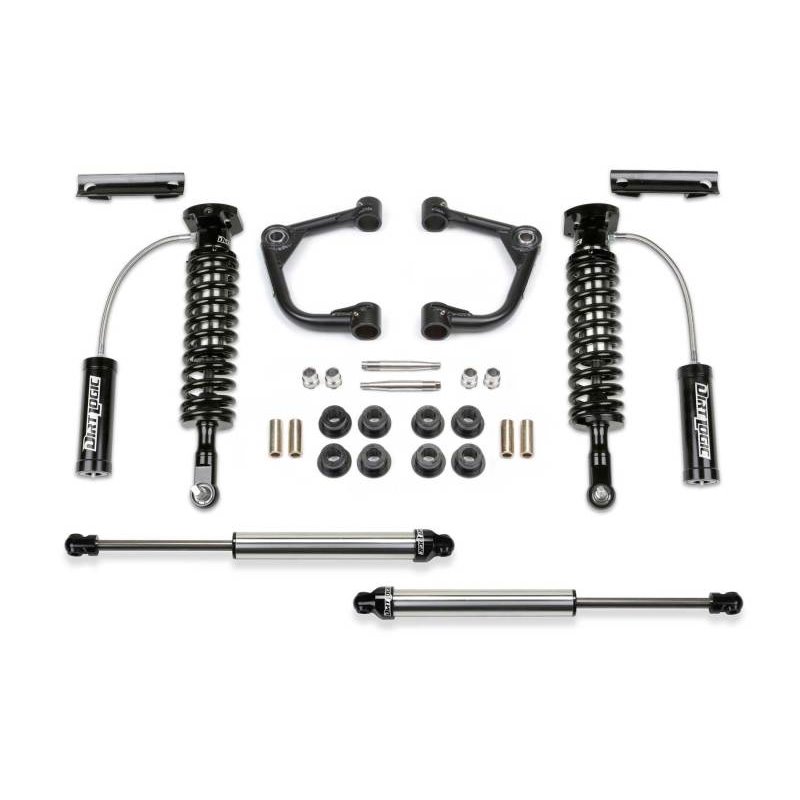 Fabtech 15-20 Ford F150 4WD 2in Uniball UCA Sys w/Dl 2.5 Resi & 2.25