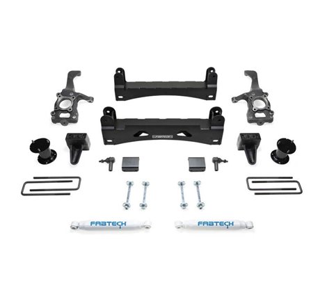 Fabtech 15-20 Ford F150 2WD 6in Basic Sys w/Perf Shks