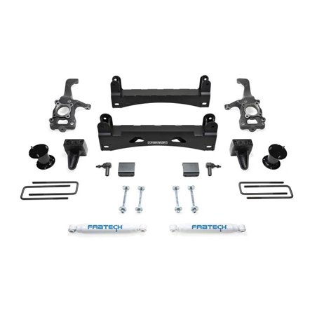 Fabtech 15-20 Ford F150 2WD 6in Basic Sys w/Perf Shks