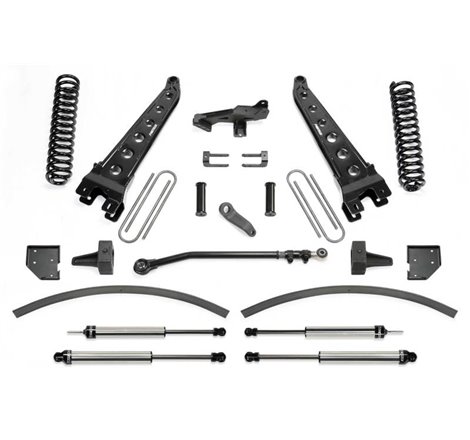 Fabtech 17-21 Ford F250/F350 4WD Diesel 8in Rad Arm Sys w/Coils & Dlss Shks