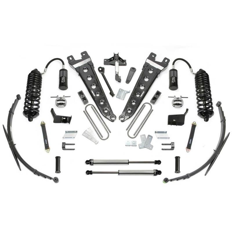 Fabtech 11-16 Ford F250/350 4WD 8in Rad Arm Sys w/4.0 R/R & 2.25 & Rr Lf Sprngs