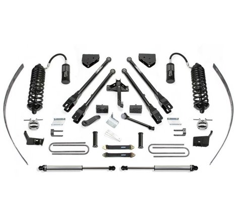 Fabtech 11-16 Ford F250 4WD w/o Factory Overload 8in 4Link Sys w/4.0 R/R & 2.25