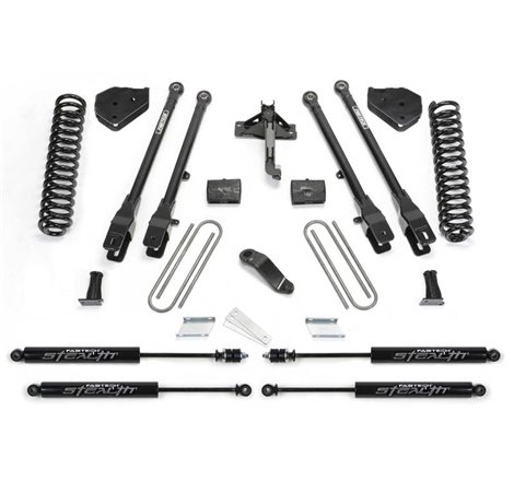 Fabtech 17 Ford F450/F550 4WD Diesel 6in 4Link Sys w/Coils & Stealth