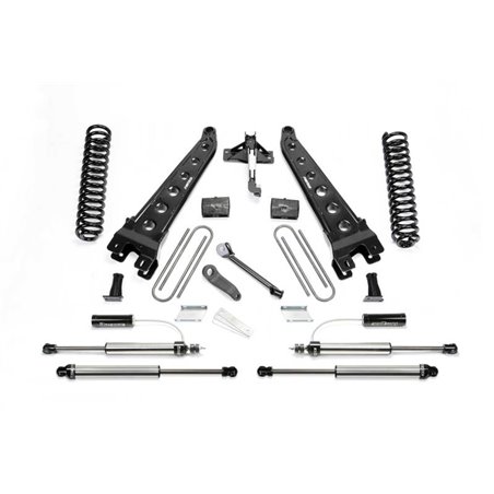 Fabtech 17-21 Ford F250/350 4WD Diesel 4in Rad Arm Sys w/Coils & 2.25 Dl Resi Frt & Dl Rr Shks