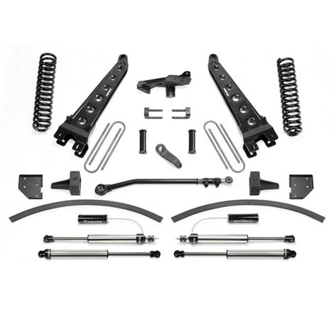 Fabtech 17-21 Ford F250/F350 4WD Diesel 8in Rad Arm Sys w/Coils & Dlss Resi Shks