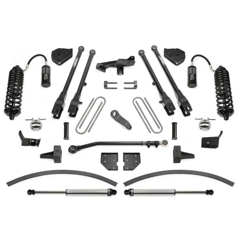 Fabtech 17-21 Ford F250/F350 4WD Diesel 8in 4Link Sys w/4.0 & 2.25