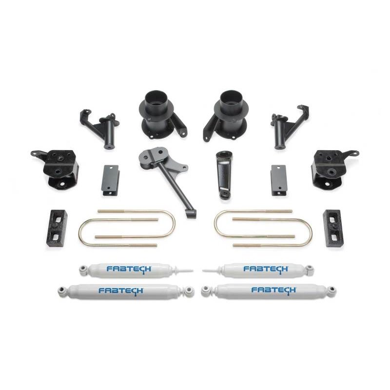 Fabtech 13-18 Ram 3500 4WD w/Factory Radius Arms 5in Basic System w/Perf. Shocks