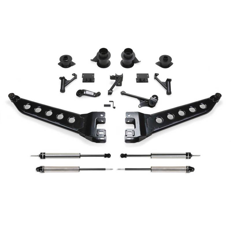 Fabtech 14-18 Ram 2500 4WD 5in Radius Arm System w/Coil Spacers & DL Shocks