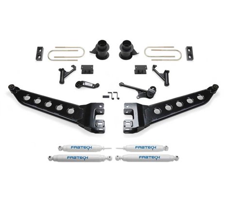 Fabtech 13-18 Ram 3500 4WD w/Factory Radius Arms 5in Radius Arm System w/Perf. Shocks