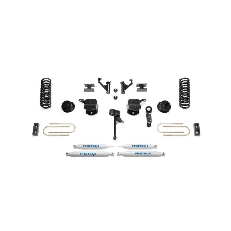 Fabtech 13-18 Ram 3500 4WD 5in Basic Kit w/Perf Shks