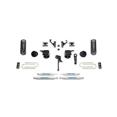 Fabtech 13-18 Ram 3500 4WD 5in Basic Kit w/Perf Shks