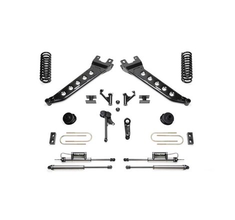 Fabtech 13-18 Ram 3500 4WD 5in Radius Arm Kit w/2.25 Dlss