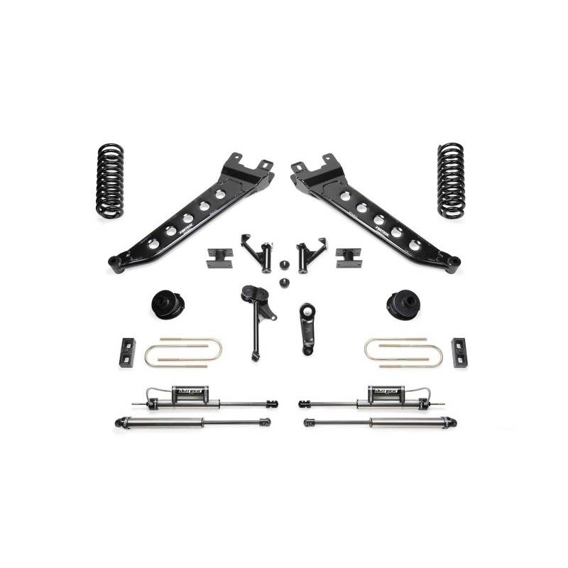 Fabtech 13-18 Ram 3500 4WD 5in Radius Arm Kit w/2.25 Dlss