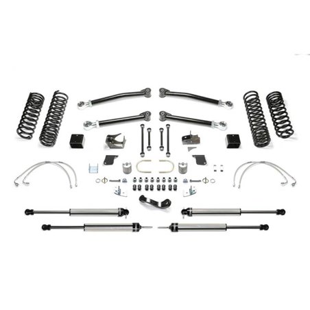 Fabtech 07-18 Jeep JK 4-Door 5in Trail Lt w/Dlss Shks