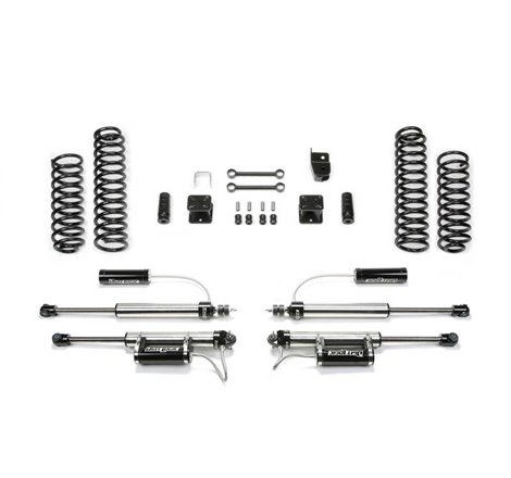 Fabtech 07-18 Jeep JK 4WD 4-Door 3in Sport System w/DL 2.25 Resi Shocks