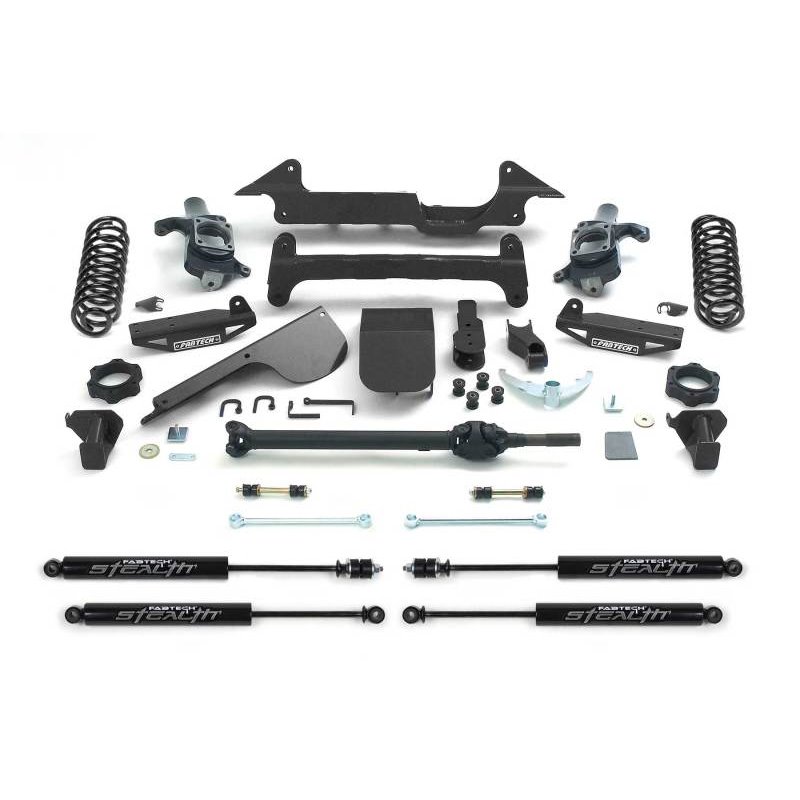 Fabtech 03-08 Hummer H2 Suv/Sut 4WD w/Rr Coil Springs 6in Perf Sys w/Stealth