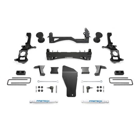 Fabtech 16-18 Nissan Titan Xd 4WD 6in Basic Sys w/Perf Shks