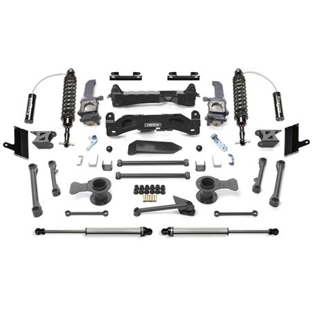 Fabtech 10-15 Toyota 4Runner 4WD 6in Perf Sys w/Dl 2.5 C/O Resi & 2.25