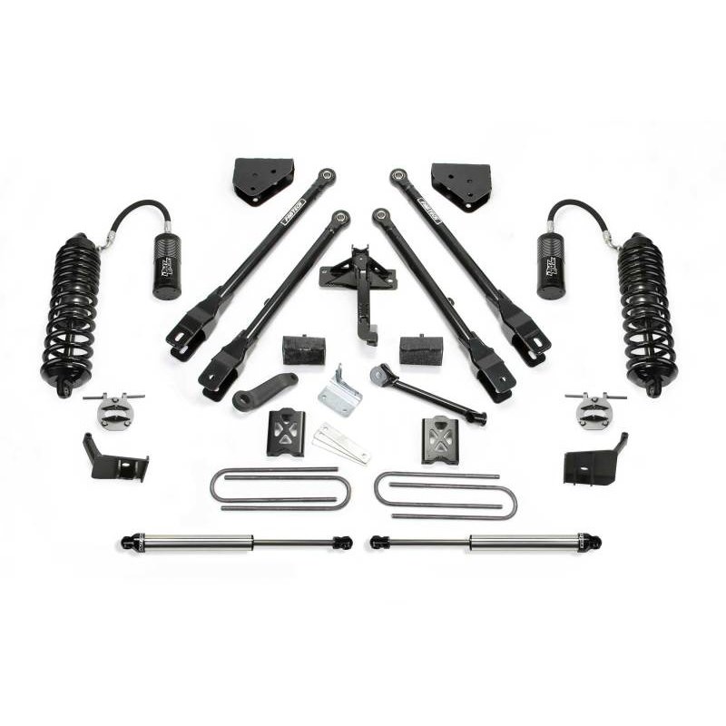 Fabtech 11-16 Ford F250/F350 4WD 4in 4Link Sys w/4.0 & 2.25