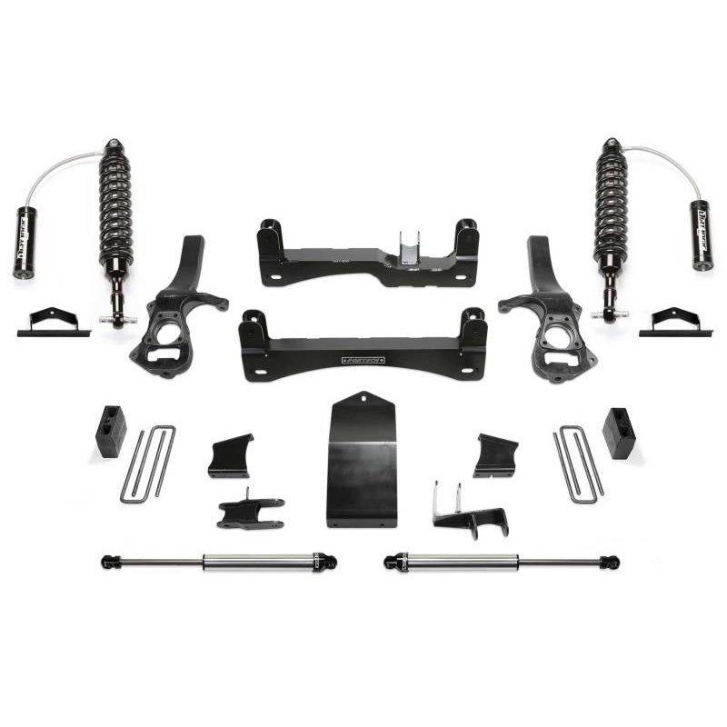 Fabtech 19-20 GM C/K1500 P/U w/Trail Boss/At4 Pkg 4in Perf Sys w/Dl 2.5 Resi & 2.25