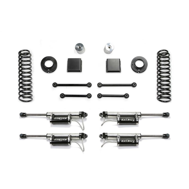 Fabtech 20-21 Jeep JT 4WD Gas 3in Sport System w/Dl Resi