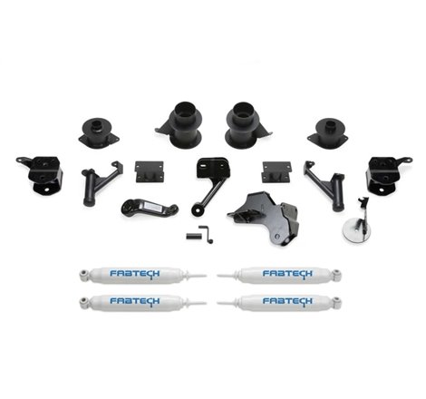 Fabtech 19-22 Ram 2500 4WD 5in Basic Kit w/Perf Shks