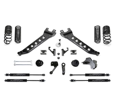 Fabtech 19-22 Ram 2500 4WD 5in Radius Arm Kit w/Stealth