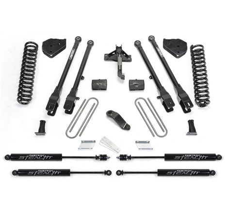 Fabtech 19-20 Ford F450/550 4WD Diesel 6in 4Link Sys w/Coils & Stealth