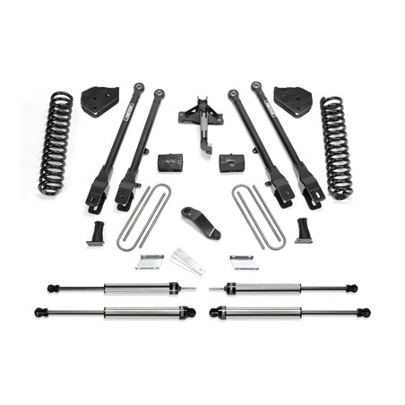 Fabtech 19-20 Ford F450/550 4WD Diesel 6in 4Link Sys w/Coils & Dl Shks