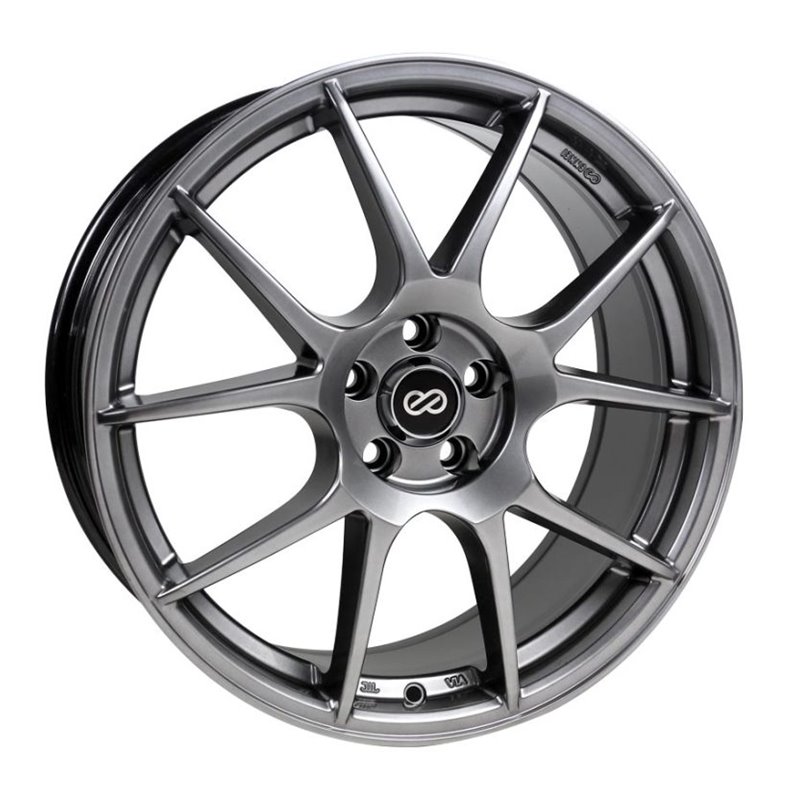 Enkei YS5 17x7.5 4x100 42mm Offset 72.6mm Bore Hyper Black Wheel