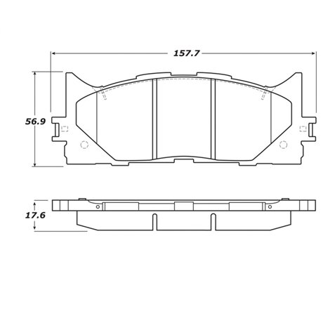 StopTech Street Touring 16-17 Toyota Camry Front Brake Pads