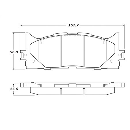 StopTech Street Touring 16-17 Toyota Camry Front Brake Pads