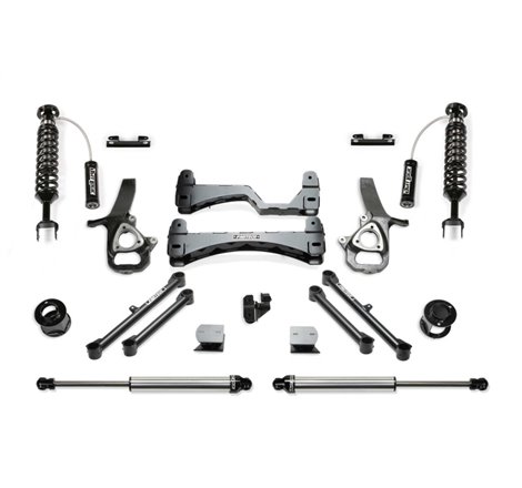 Fabtech 19-21 Ram 1500 2WD 6in Perf Sys w/Dl 2.5 Resi C/O & Rr Dl