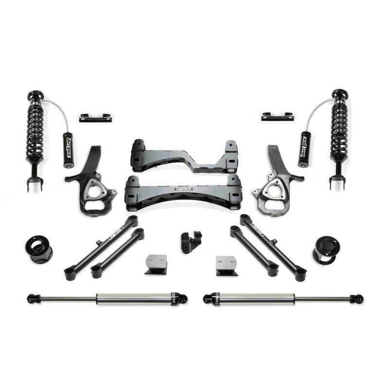 Fabtech 19-21 Ram 1500 2WD 6in Perf Sys w/Dl 2.5 Resi C/O & Rr Dl