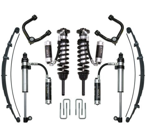 ICON 05-15 Toyota Tacoma 0-3.5in/16-17 Toyota Tacoma 0-2.75in Stg 9 Suspension System w/Tubular Uca