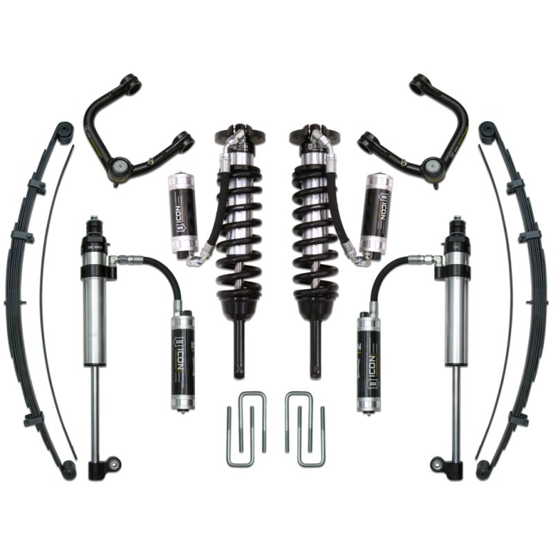 ICON 05-15 Toyota Tacoma 0-3.5in/16-17 Toyota Tacoma 0-2.75in Stg 9 Suspension System w/Tubular Uca