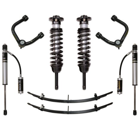 ICON 05-15 Toyota Tacoma 0-3.5in/2016+ Toyota Tacoma 0-2.75in Stg 3 Suspension System w/Tubular Uca