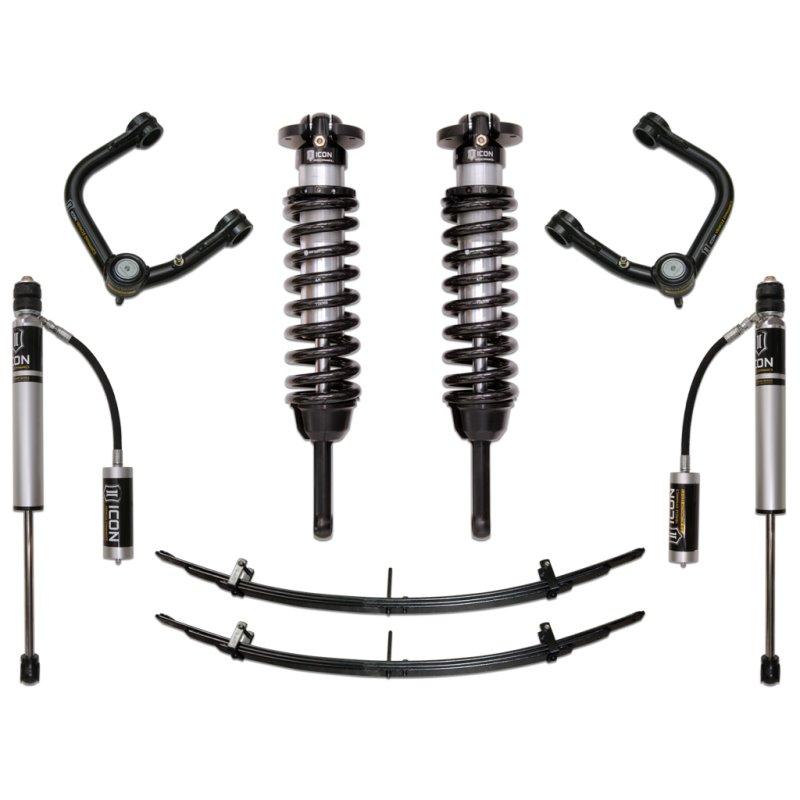 ICON 05-15 Toyota Tacoma 0-3.5in/2016+ Toyota Tacoma 0-2.75in Stg 3 Suspension System w/Tubular Uca