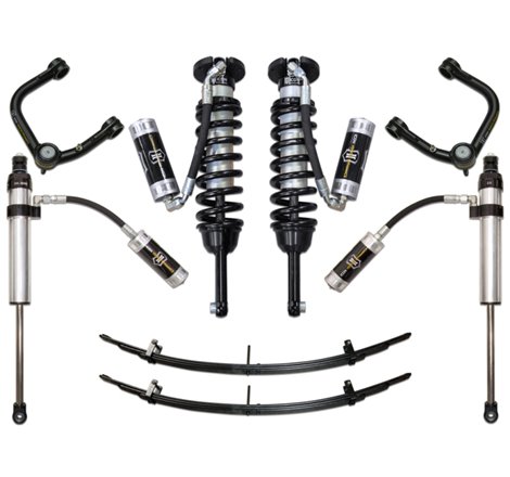 ICON 05-15 Toyota Tacoma 0-3.5in/2016+ Toyota Tacoma 0-2.75in Stg 5 Suspension System w/Tubular Uca