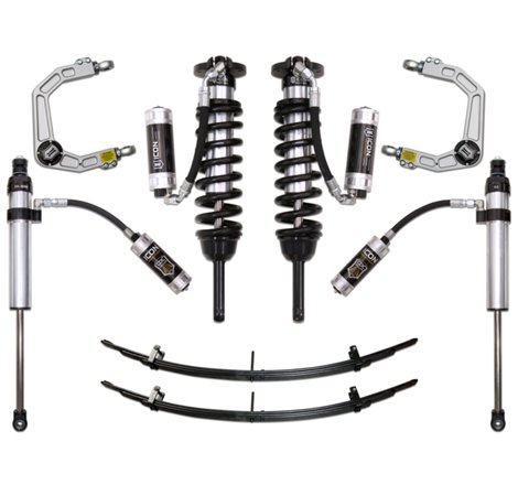 ICON 05-15 Toyota Tacoma 0-3.5in/2016+ Toyota Tacoma 0-2.75in Stg 6 Suspension System w/Billet Uca