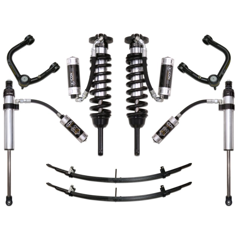 ICON 05-15 Toyota Tacoma 0-3.5in/2016+ Toyota Tacoma 0-2.75in Stg 6 Suspension System w/Tubular Uca