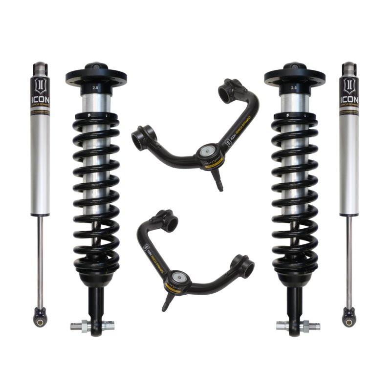 ICON 2015+ Ford F-150 2WD 0-3in Stage 2 Suspension System w/Tubular Uca