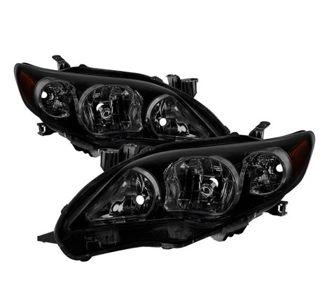 xTune Toyota Corolla 11-13 S XRS OE Style Headlights - Black Smoke HD-JH-TCO11-AM-BSM