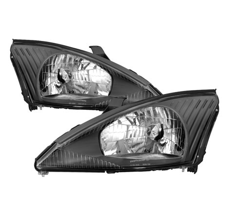 xTune Ford Focus 00-04 OEM Style Headlights - Black HD-JH-FFOC00-BK