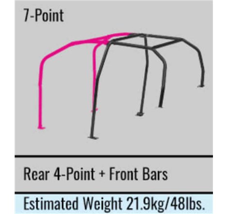 Cusco Chro-moly Roll Cage Through Dash 7 Point CP9A (S/O / No Cancel)