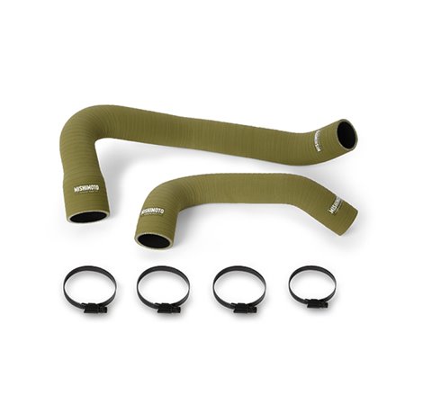 Mishimoto 97-06 Jeep Wrangler 6cyl Silicone Hose Kit Olive Drab